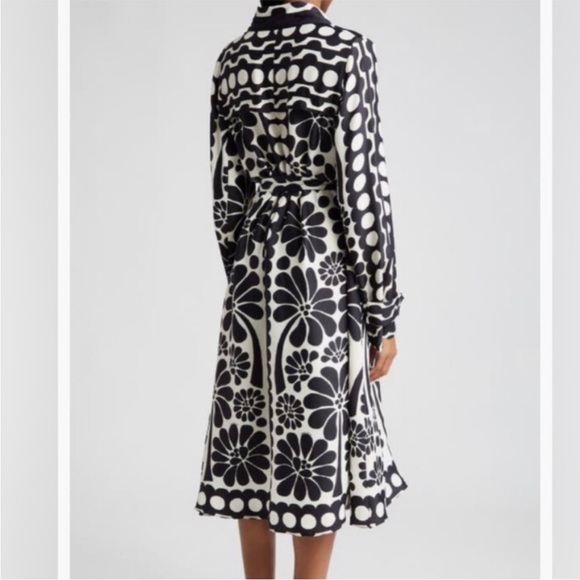 FARM‎ Rio Palermo Long Sleeve Shirtdress size XXS - Picture 2 of 13